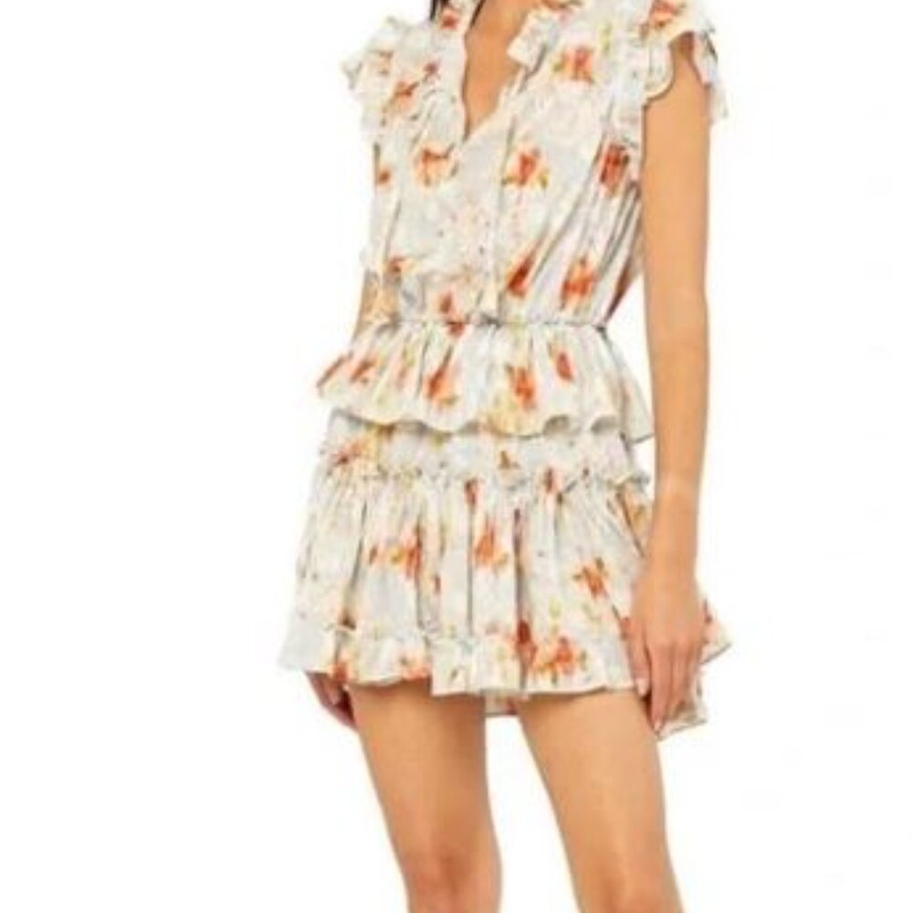 Misa Los Angeles Lilian Mini Dress in Daydream Floral Size Medium